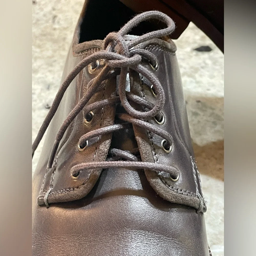 COLE HAAN GRAND 360 BROWN LEATHER OXFORDS SIZE 9.5 M